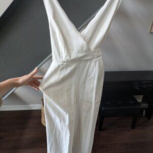 Anthropologie CHINO White Jumpsuit (US 0)